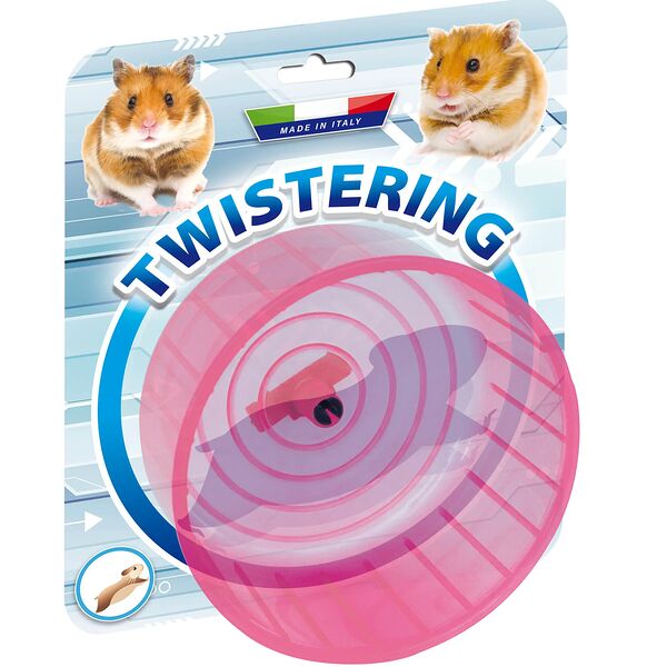 Колесо для грызунов красное d 14,5см h 7,5см