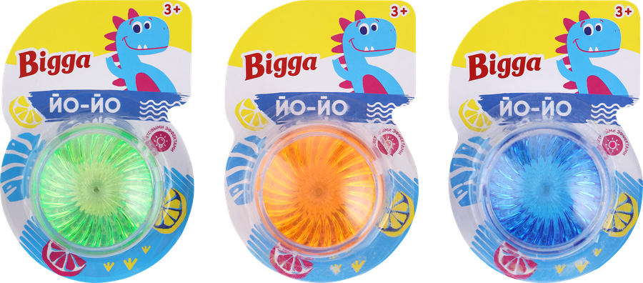 

Игрушка BIGGA Йо-Йо со световыми эффектами, в ассортименте