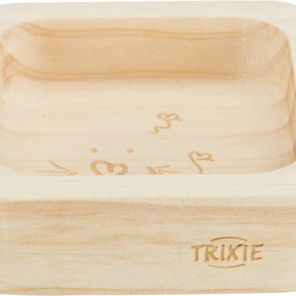 Миска для грызунов TRIXIE дерево 11х11см