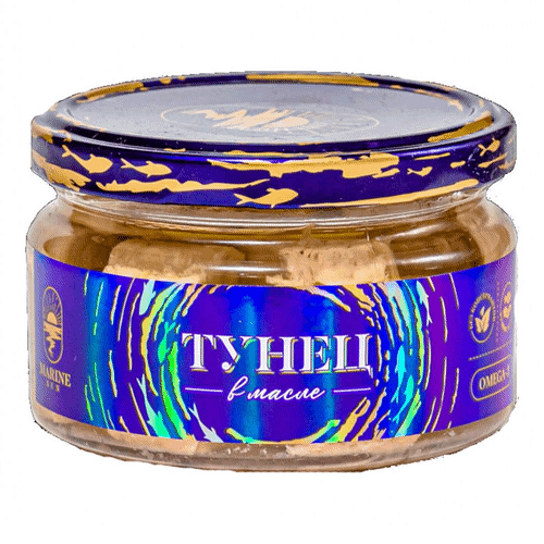 Тунец За Родину полосатый филе в масле