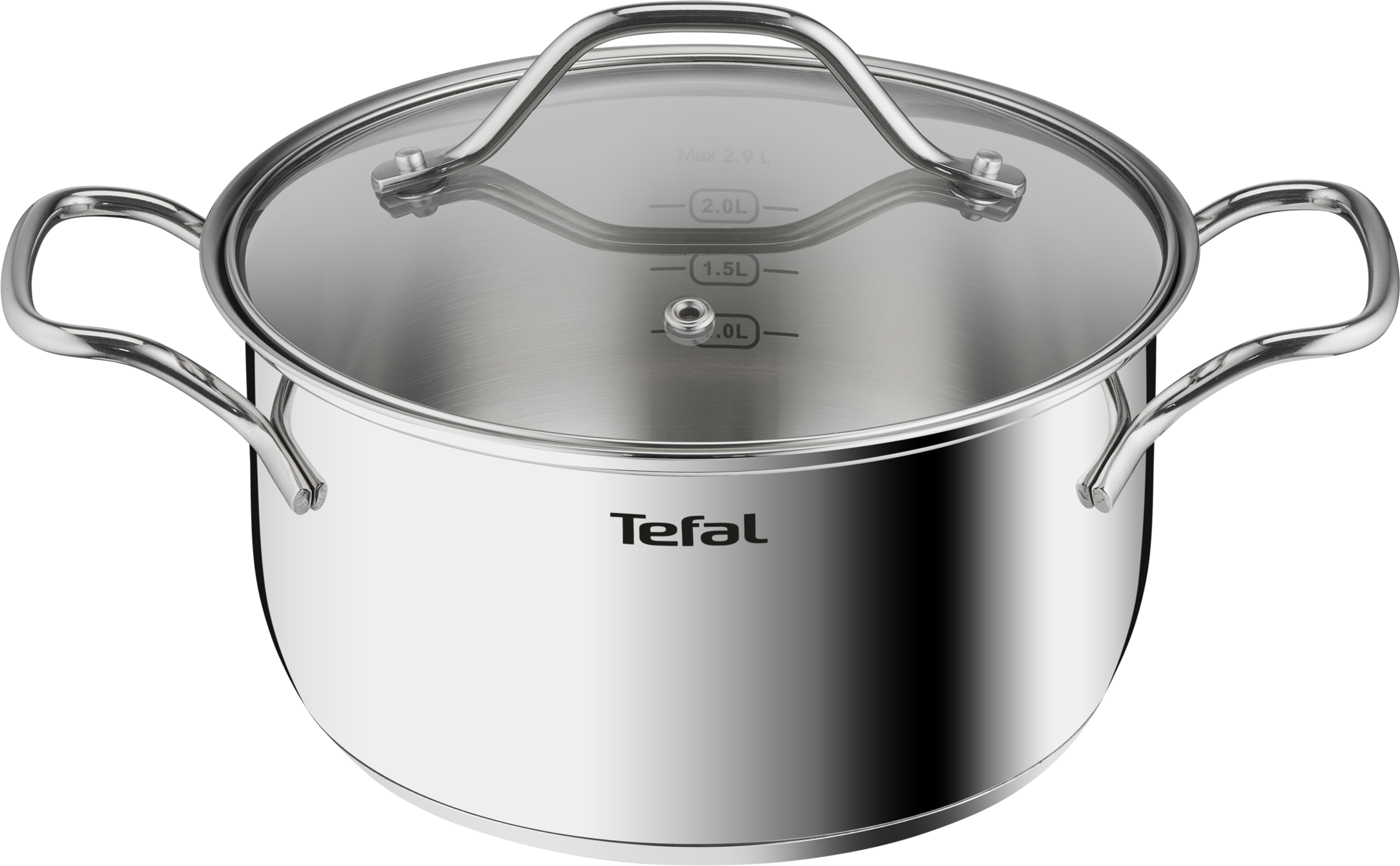 

Кастрюля TEFAL Intuition, с крышкой, нержавеющая сталь, 2.9 л