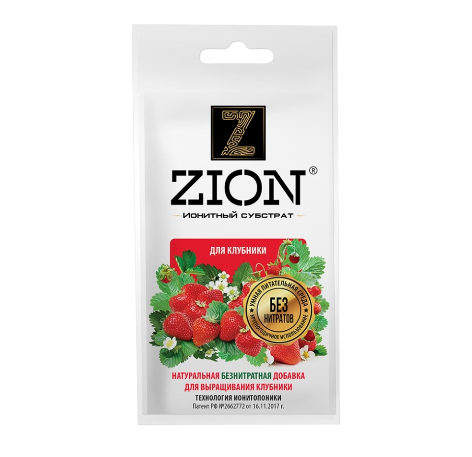 

Ионитный субстрат Zion для клубники 30 г