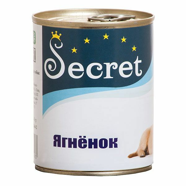 Secret Ягненок консервы для щенков 850 г