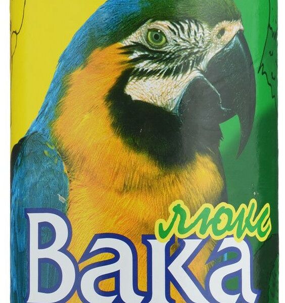 ВАКА Люкс корм для крупных попугаев Злаковое ассорти