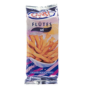 Палочки Cansi Flutes Sel слоеные воздушные с солью