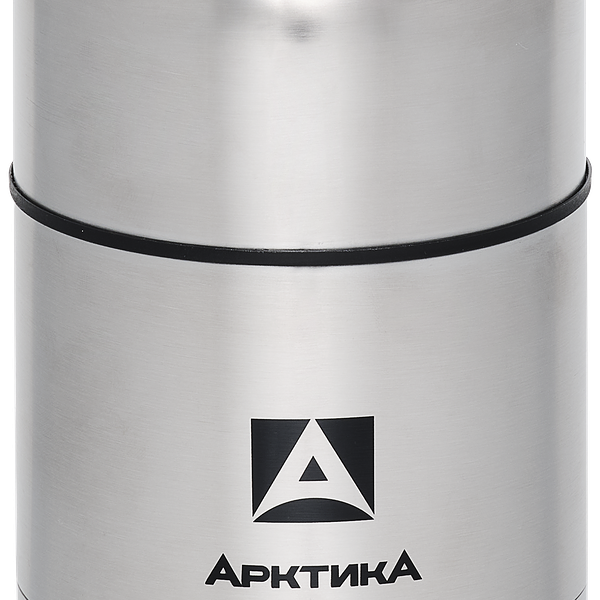 Термос вакуумный АРКТИКА 500мл, с широким горлом, серебристый, Арт. 301- 500