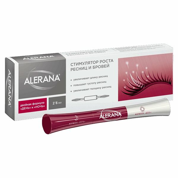 Алерана бальзам стимулирующий рост ресниц и бровей 6мл №2