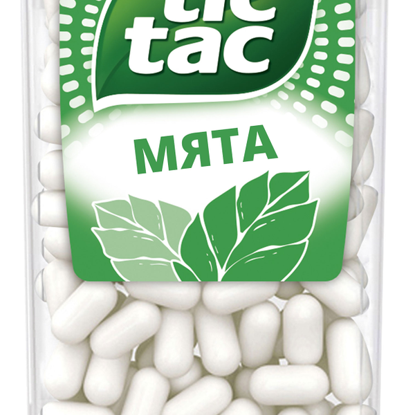 Драже Tic Tac со вкусом мяты, 49г