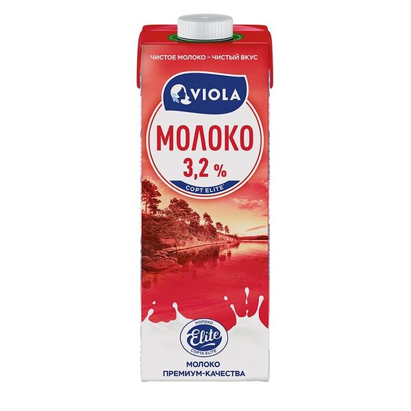 Молоко ультрапастеризованное Viola 3,2% 