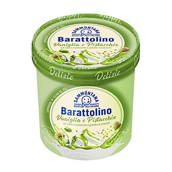 Итальянское мороженое Sammontana Фисташко Ванила Бараттолино