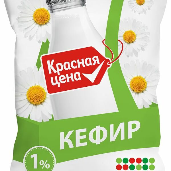 Кефир Красная цена 1% 800г