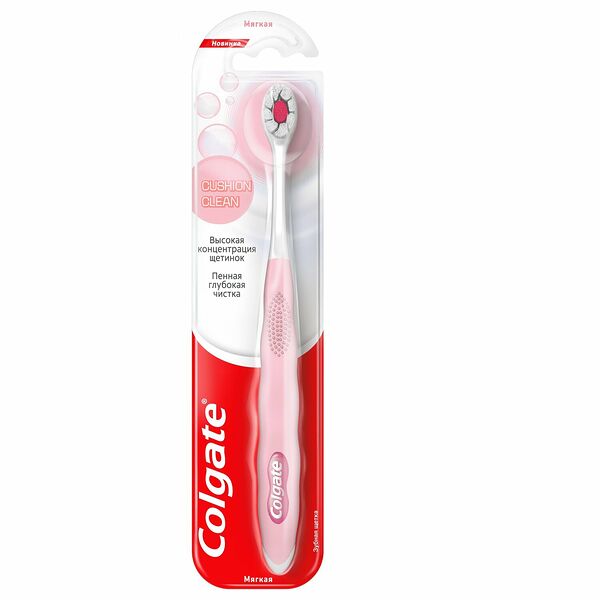 Зубная щетка Colgate Cushion Clean мягкая