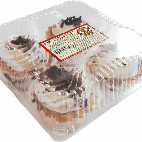 Пирожное Корзиночка Тортила со взбитым кремом