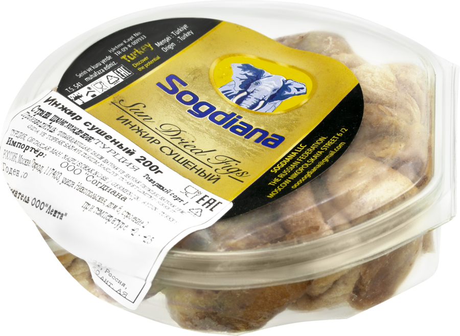 

Инжир Sogdiana сушеный