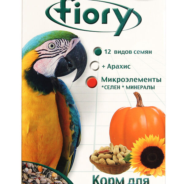 Корм для крупных попугаев FIORY Pappagalli