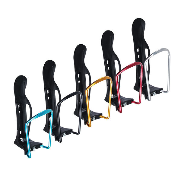 Silapro держатель фляги велосипедный регулируемый, 15х8х7см, пластик, металл, в ассортименте