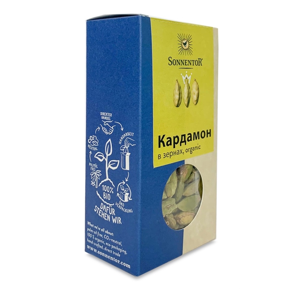

Приправа кардамон в зернах Sonnentor