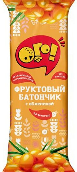 Батончик фруктовый Ого с Облепихой 30г