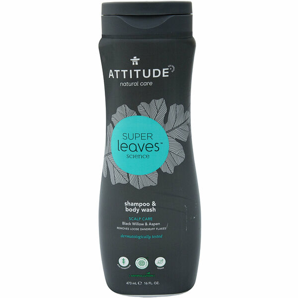 Шампунь для волос и тела Attitude Superleaves Уход за кожей головы