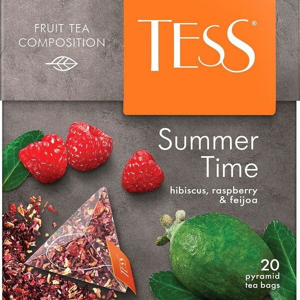 Чайный напиток красный Tess Summer time в пирамидках