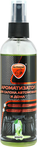 Ароматизатор для салона автомобиля и дома ELTRANS Мохито, микроспрей, 200 мл