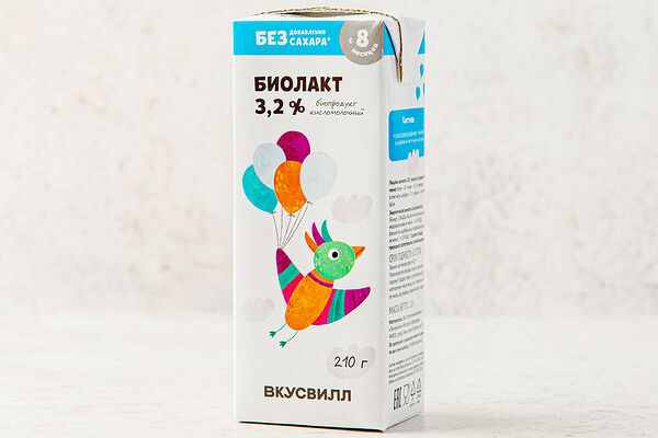 Биолакт детский без доб. сахара 3,2%