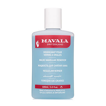 Жидкость для снятия лака Mavala голубая