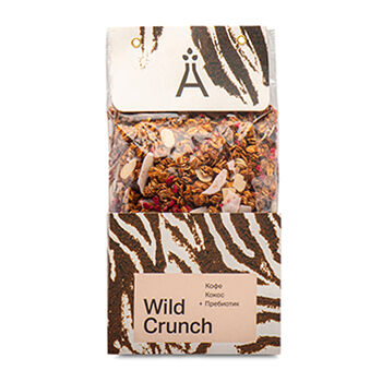Гранола хрустящая Wild Crunch, «Кокос и Кофе» от Елены Наумовой