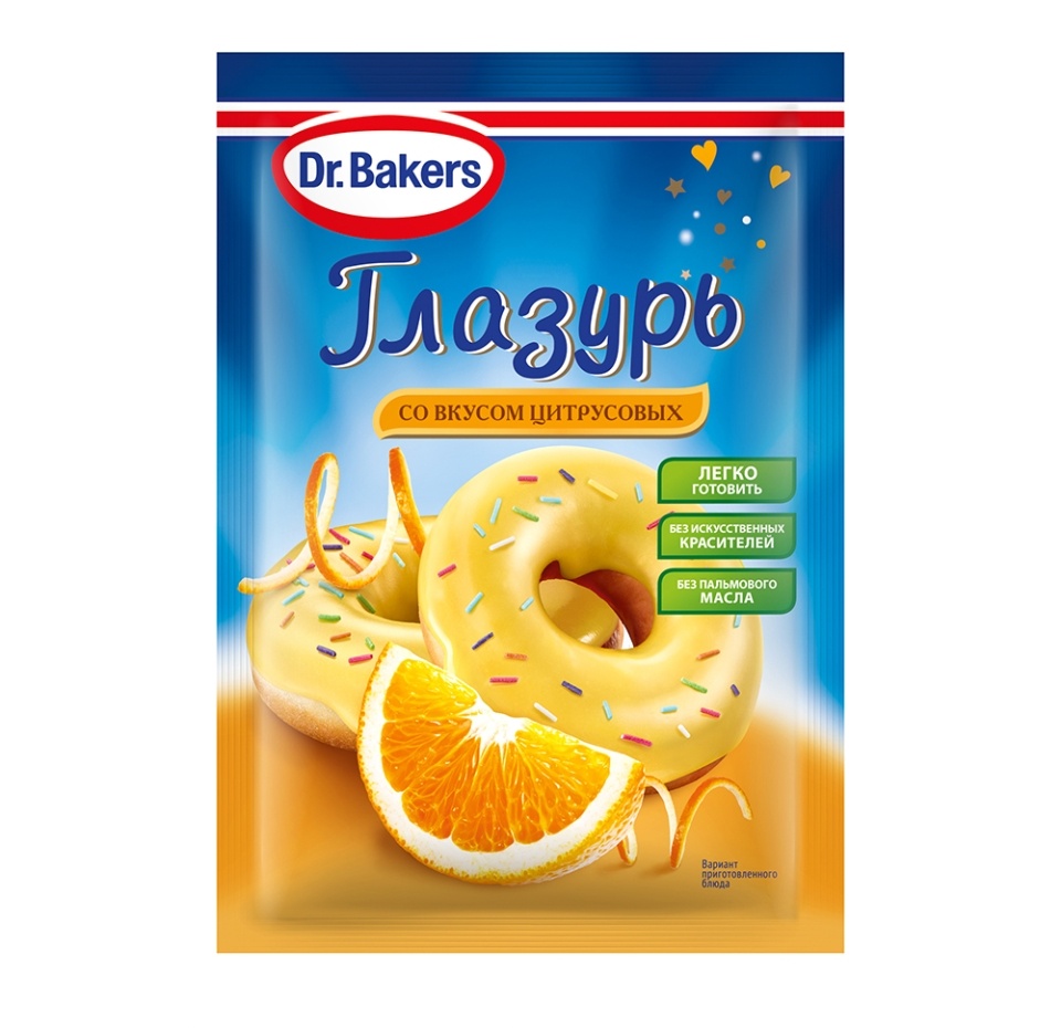 

Глазурь Dr. Bakers со вкусом цитрусовых 90 г