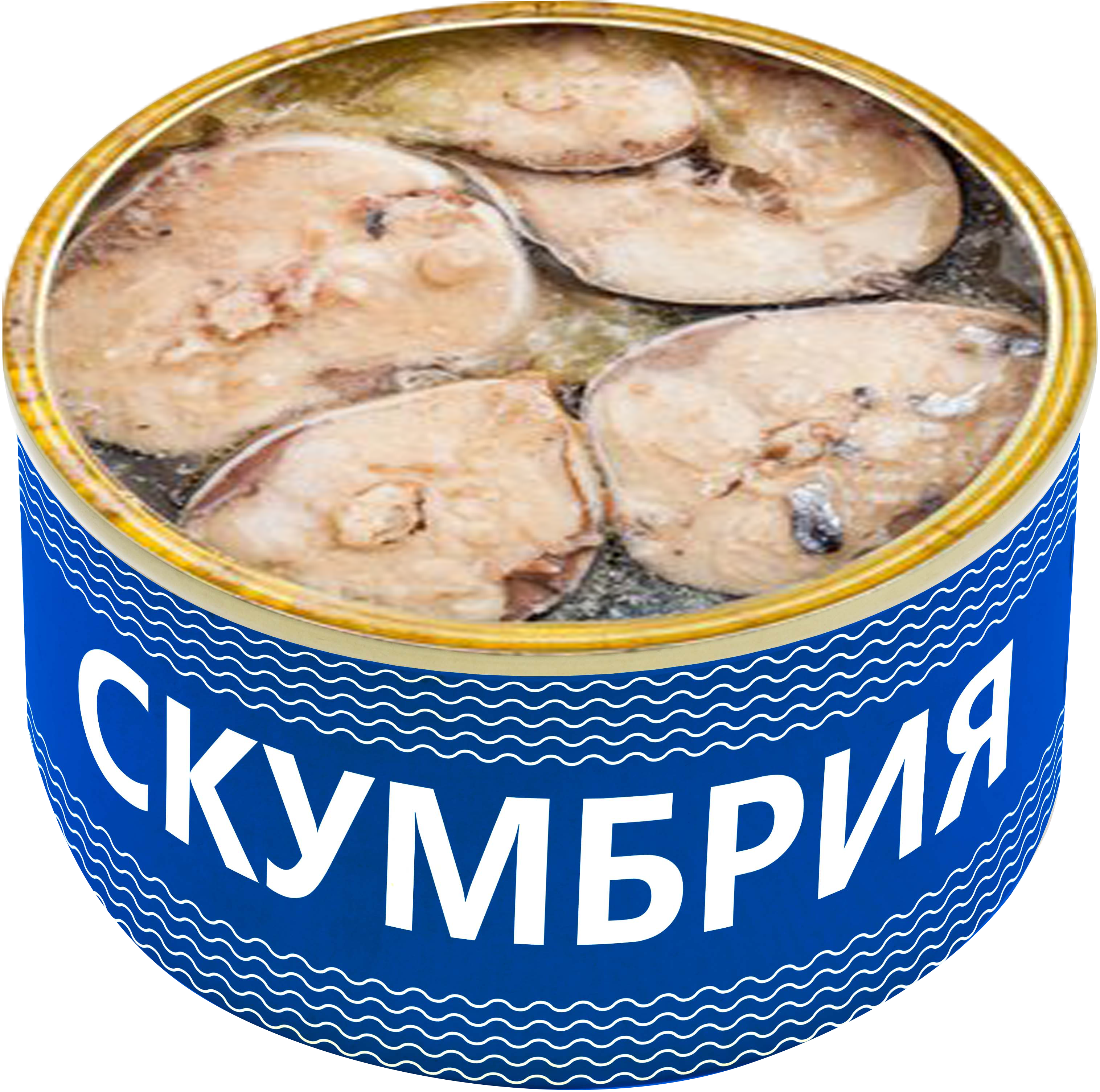 

Скумбрия натуральная в масле