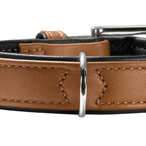 Hunter ошейник кожаный Canadian 50 - 56 см., Черный