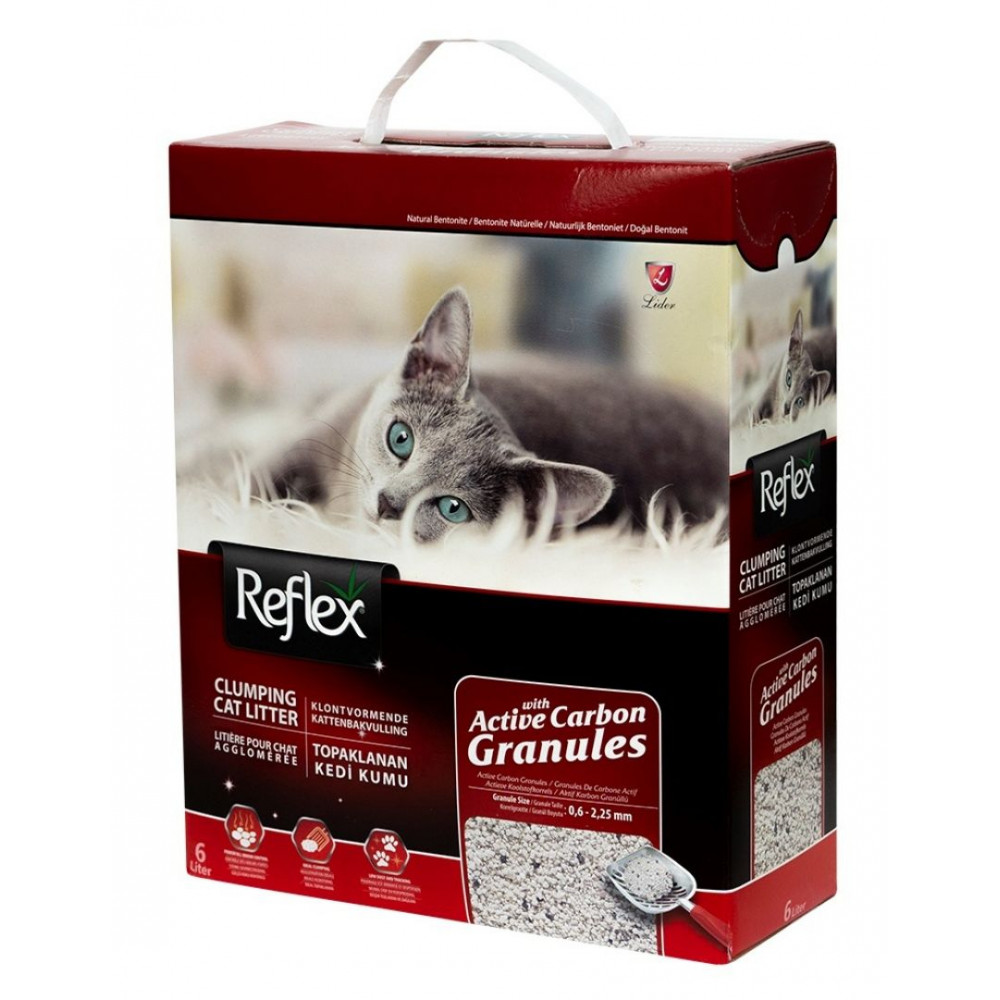 

Наполнитель для кошек Reflex комкующийся бентонитовый Сверхпрочное комкование 10 л