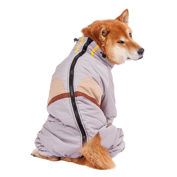 Комбинезон на молнии для собак 2XL серый (унисекс)