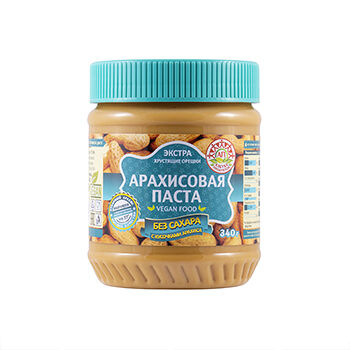 Паста АП арахисовая с кусочками (без сахара)