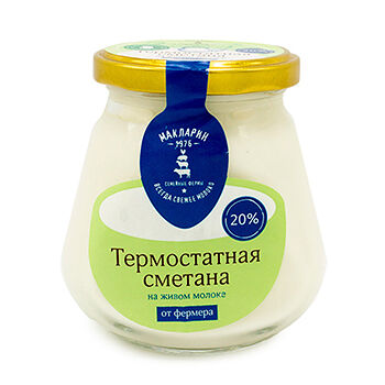 Сметана МакЛарин фермерская термостатная 20%