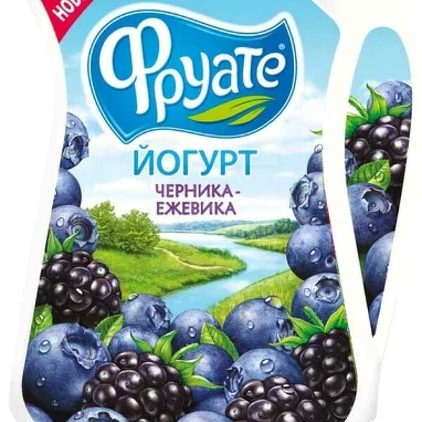 Йогурт питьевой Фруате Черника-ежевика 1,5%