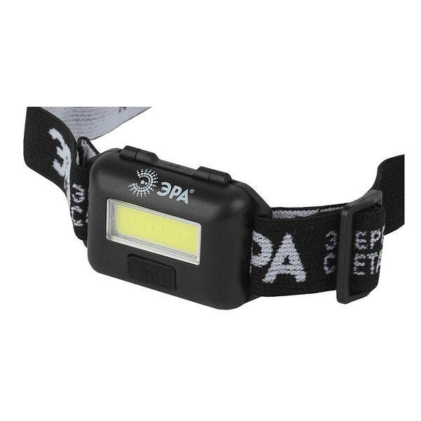 Фонарь налобный светодиодный ЭРА GB-607, 3 режима, на батарейках 3хААА