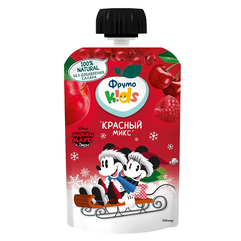 

Пюре ФрутоKids Красный микс яблоко-черешня-малина-красная смородина 90 г