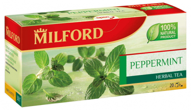 

Чайный напиток Milford Peppermint травяной в пакетиках 30 г