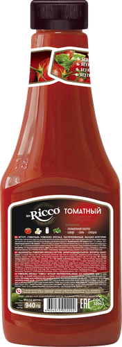 

Кетчуп Mr.Ricco Organic Томатный, 940 г