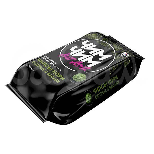 Чипсы Нори Чим Чим 4.5гр Острые с Васаби пакет