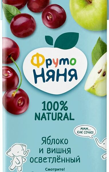 Нектар ФрутоНяня Яблоко-вишня с 3 лет 500мл