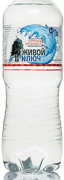 Вода Живой ключ питьевая природная негазированная