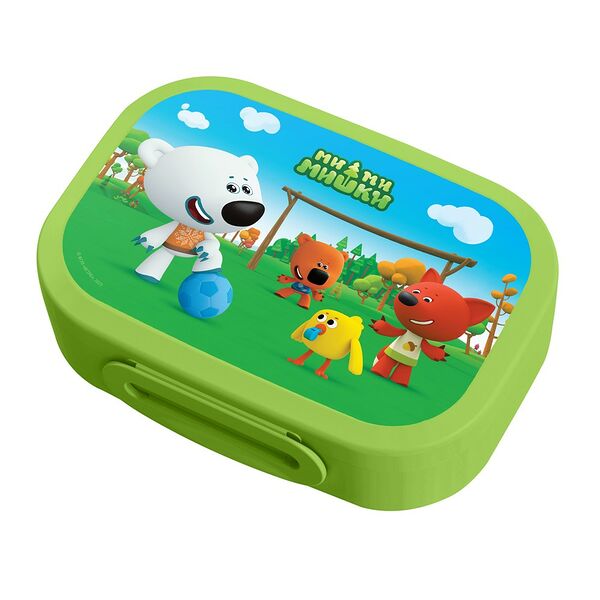 Ланч-бокс Ми-Ми-Мишки, 0.98 л, зеленый, пластик