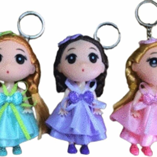 Брелок Кукла в платье 1шт в ассортименте