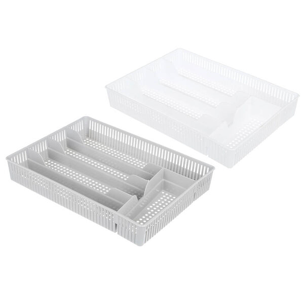 Лоток для столовых приборов, 30х22х4,5см, пластик, р2030 в ассортименте