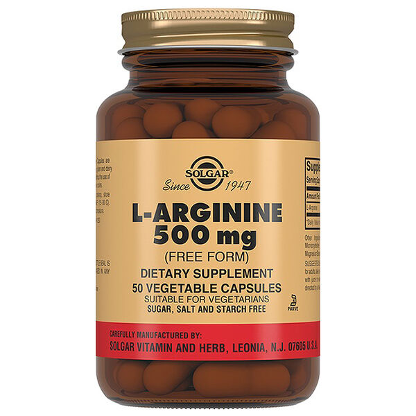 Solgar L-Arginine 500 mg - 50 капсул