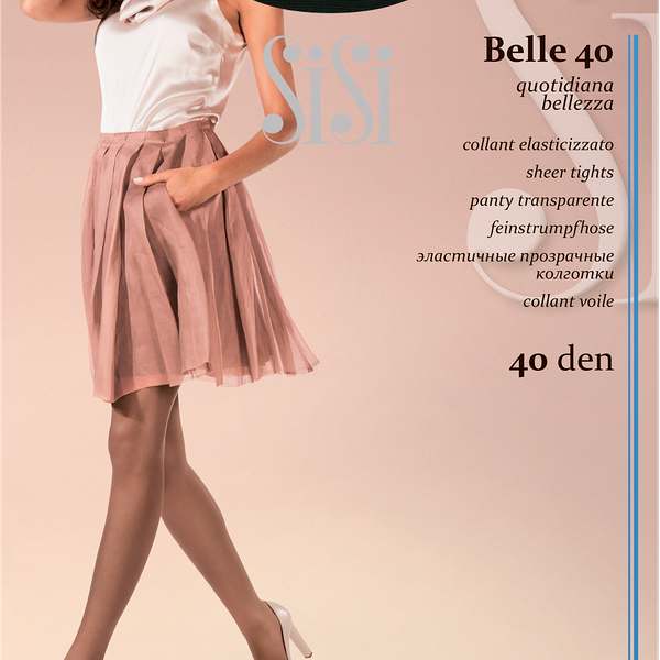 Колготки женские SISI Belle 40 den nero 5