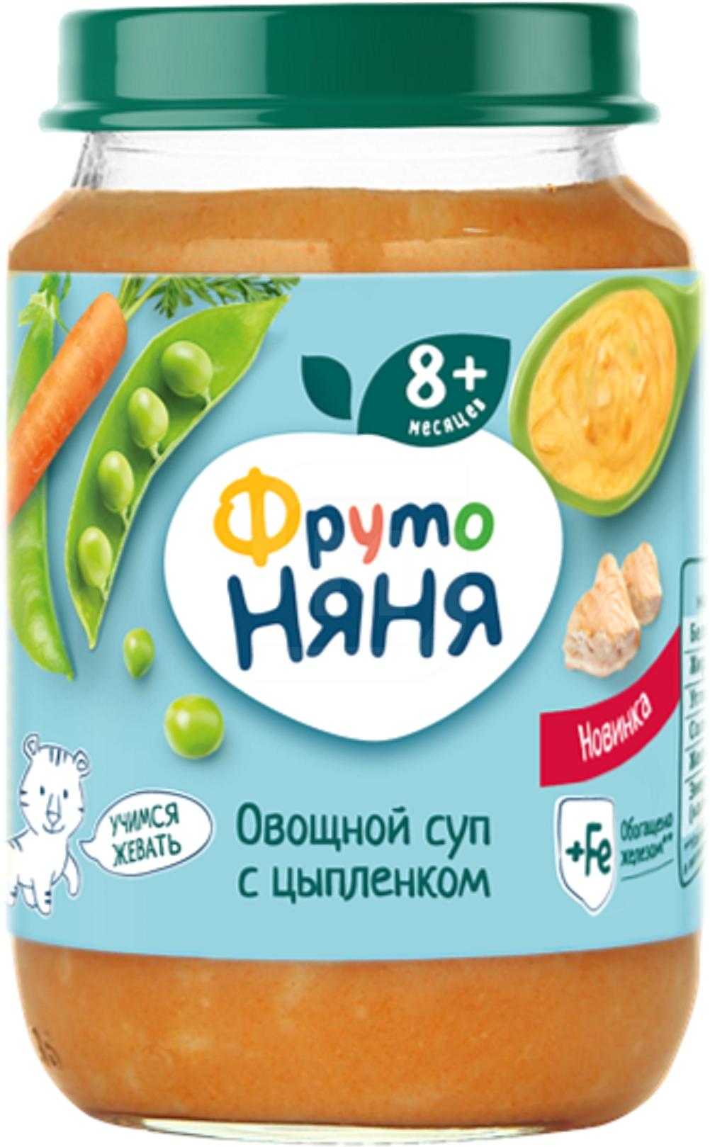 

Пюре Фрутоняня Овощи Цыпленок