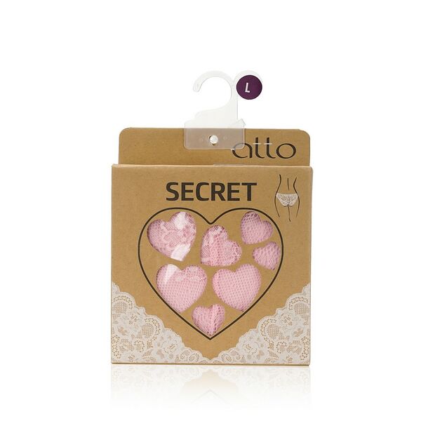 Женские трусы - бразилиана Atto Secret , Розовый , L